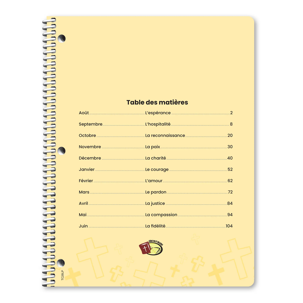 Série foi et valeurs : primaire 1-2 (Stock)