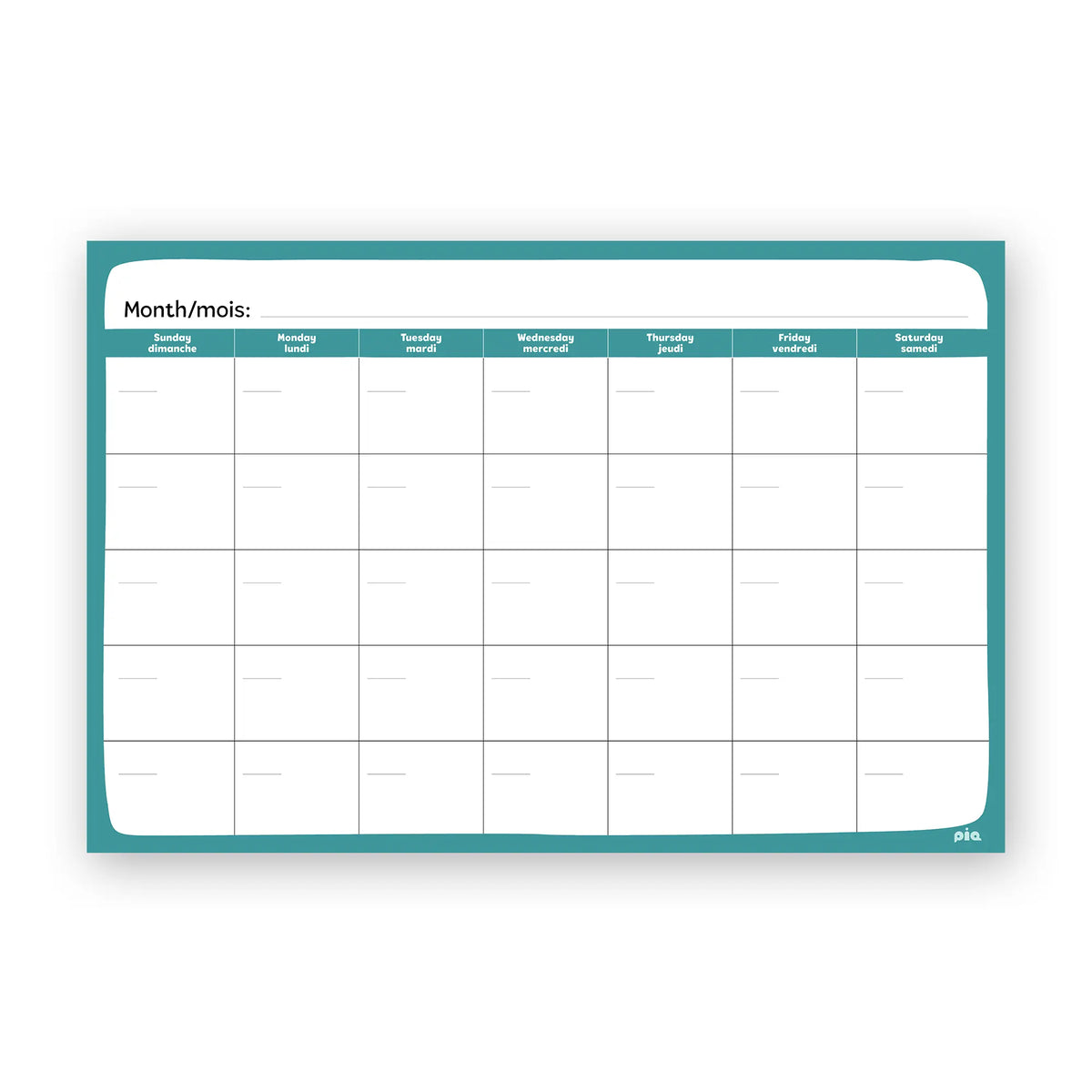 Calendrier mural, secondaire 1-2