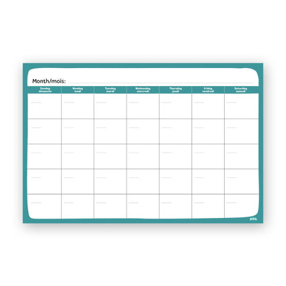 Calendrier mural, secondaire 1-2
